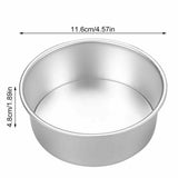 4/5/6/8 Inch Cake Mould Round DIY Cakes Pastry Mould Baking Tin Pan Reusable