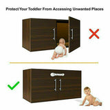 20Pcs Child Kids Baby Safety Lock For Door Drawers Cupboard Cabinet Adhesive