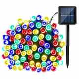 Solar Fairy String Lights 100/200/500 LED Outdoor Garden Christmas Party Decor