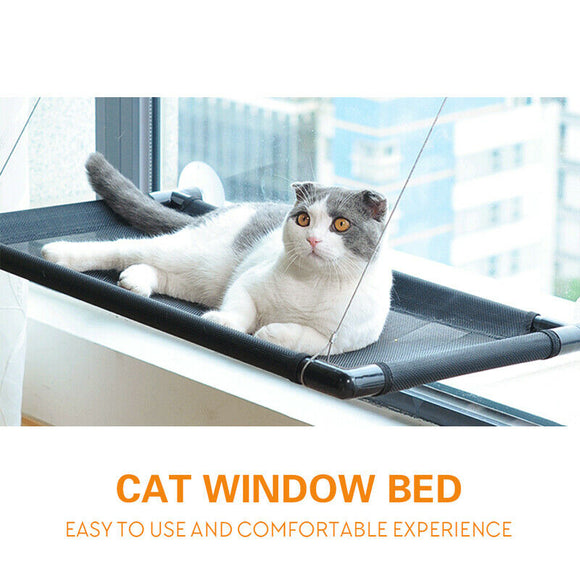 Pet Cat Window Hammock Perch Bed Hold Up To 60lbs Mounted Durable Seat