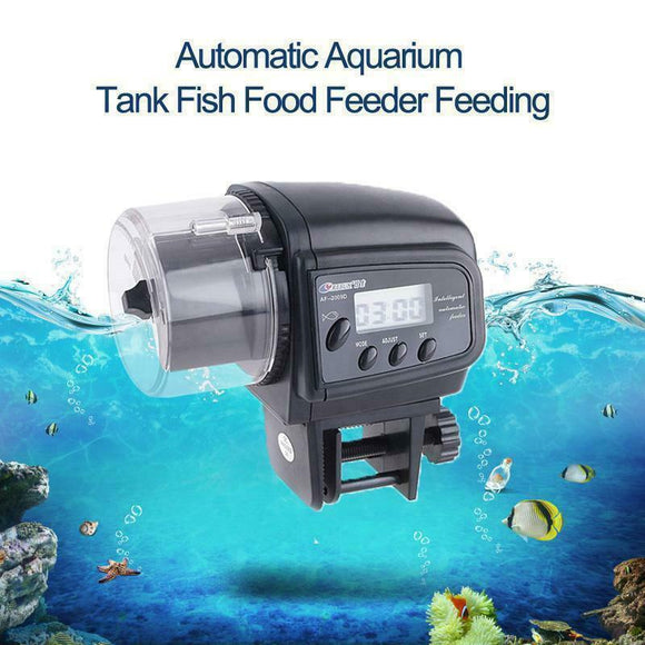 Automatic Fish Food Feeder Pet Feeding Aquarium Tank Pond Auto Timer Dispenser