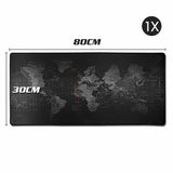 World Map Mousepad Mouse Pad Mat Gaming Laptop Computer 30x80