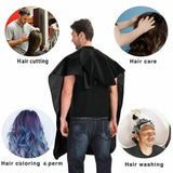 2x Black Hair Cutting Cape Pro Salon Barber Hairdressing Gown Haircut Apron