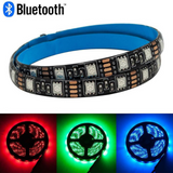 2x 5M Bluetooth LED Strip Light 5050 RGB Color Changing Waterproof Music USB 5V