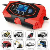 12V 24V Car Battery Charger Lead-acid AGM GEL& Lithium LiFePO4 Battery Repair