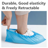 100PCS Disposable Plastic Shoe Covers Rain Overshoes Protector Waterproof Pack
