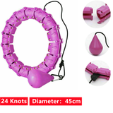 24 Knots Smart Hula Hoop Fitness Detachable Hoops Weight Hoola Hoops
