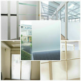 Sand Blast Clear Privacy Frosted Removable PVC Window Glass Film 3M 5M