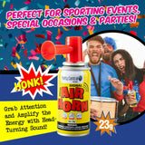 2Pcs HAND HELD AIR HORN Loud Horn - Sport Festival Event Outdoor Air Horn