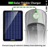10W 5W Solar Panel Kit 12V Trickle Car Battery Charger Waterproof Boat