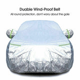 UV Resistant 3Layer Aluminum 3XXL Waterproof Outdoor Car Cover Double Thick Rain