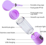 Portable USB Electric Fruit Juicer Smoothie Maker Blender Bottle Juice Shaker