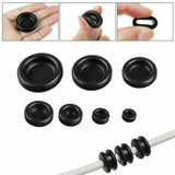 200 Pcs Auto Rubber Grommet Assortment Set Fastener Kit Blanking 7 Popular Sizes