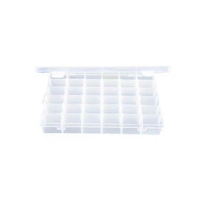 36 Compartment Storage Box Jewelry Organizer Container Case Removable Dividers