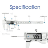 150/200/300mm Vernier Caliper LCD Electronic Digital Gauge Stainless