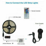 Waterproof LED Strip light 5M RGB 5050 SMD 44 Key Remote 12V AU Power Full Kit