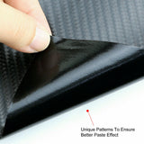 6D Gloss Black Carbon Fiber 150x90CM Vinyl Car Phone Laptop Wrap Sticker Film
