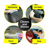 Handy Hardware 10 PACK Microfibre Cleaning Cloth Home Automotive 30cm x 30cm