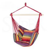 Garden Portable Hanging Hammock Chair Swing Outdoor Camping Soft Cushions