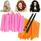 40PCS 50cm Magic Hair Curlers Curl Formers Spiral Ringlets Leverage Rollers