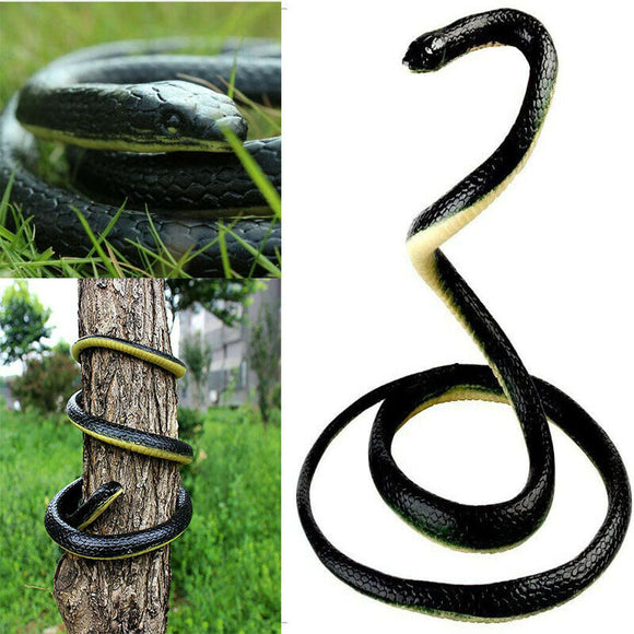 1.3M Rubber Snakes Realistic Trick Simulation Whimsy Fake Garden Pretend Toy