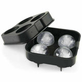 Large Ice Cube Tray Ball Maker Big Silicone Mold Sphere Whiskey Round Mould DIY