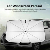 Foldable Car Windshield Sunshade Front Window Cover Visor Sun Shade Umbrella - L