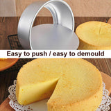 4/5/6/8 Inch Cake Mould Round DIY Cakes Pastry Mould Baking Tin Pan Reusable