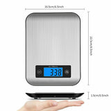 10kg Kitchen Digital Scale LCD Electronic Balance Food Weight Postal Scales