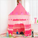KIDS PLAYHOUSE PLAY TENT PINK POP UP CASTLE PRINCESS INDOOR OUTDOOR