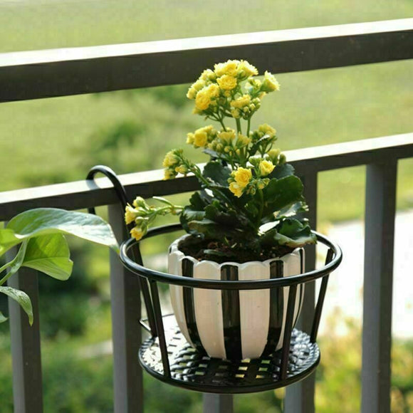 3X Metal flower Holder Shelf Stand Hanging Pots Basket Plant Garden Wall Storage