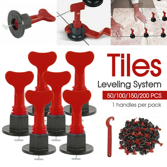 Tile Leveling System Clips Levelling Spacer Tiling Tool Floor Wall Wrench 50-200