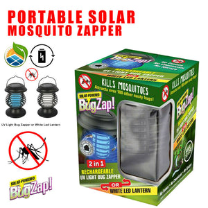 2 IN1 RECHARGEABLE PORTABLE MOSQUITO KILLER BULB BUG ZAPPER LANTERN