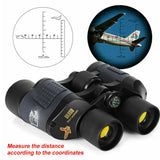 60X60 Marine HD Binoculars Wide Field 8.2 Hunt Telescope Coordinate Day Night