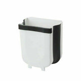 Hanging Folding Waste Bin Kitchen Garbage Can Cabinet Rubbish Container Box Home