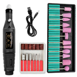 Electric Nail Drill Bits 24File Tool Kit Machine Acrylic Manicure Art Pen Shaper