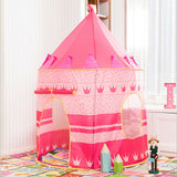 KIDS PLAYHOUSE PLAY TENT PINK POP UP CASTLE PRINCESS INDOOR OUTDOOR