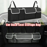 Car Boot Organiser Back Seat Hanger Large Storage Bag Pocket Travel Hanging