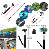 120pcs Accessories Pack Case Chest Head Floating Monopod GoPro Hero 7 6 5 4 3+ 2