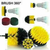 14PC Drill Brush Tub Clean Electric Grout Power Scrubber Cleaning Combo Tool Kit