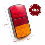 LED TAIL STOP BRAKE LIGHTS WATERPROOF TRAILER CARAVAN VANS BAR BRAND SUMERGABLE