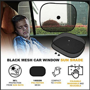 2pcs Car Side Window Sun Shade Visor UV Protector Shield Cover For Baby Kids