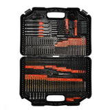 246pcs Drill Bit Set Tool Combination Kit Woodworking Flat Drill Bits