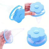 Washing Machine Filter Bag Floating Lint Hair Catcher Pouch Laundry Helper