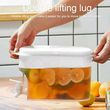 3.5L Water Pitcher Jug With Faucet Drinkware Kettle Bottle Refrigerator Summer