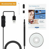 3 in 1 USB 5.5mm Camera HD Digital Visual Ear Spoon Ear Cleaning Endoscope