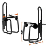 Set Bike Bicycle Bottle Holder Drink Rack Mountain Bike Water Bottle Metal Cage