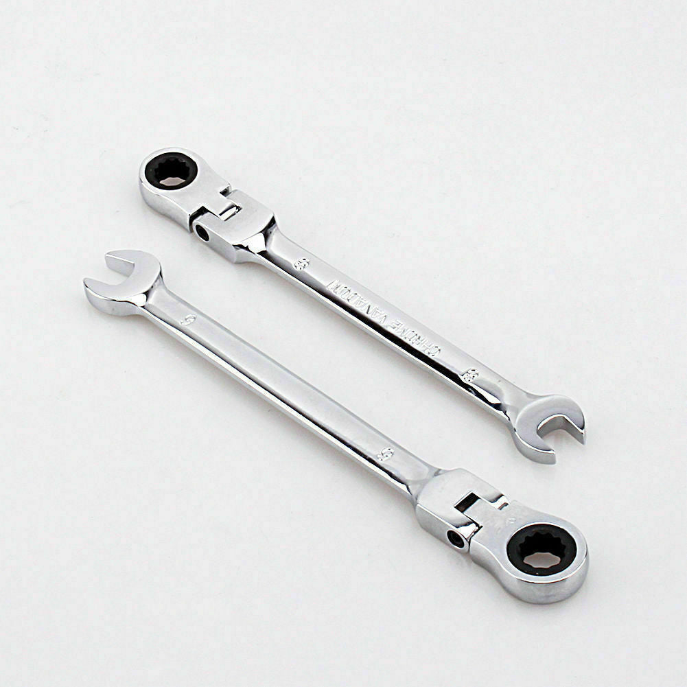 Qnkaa Flexibele Ratelsleutel Set 12 stks 8-19mm Spanner Gear Ring Ratcheting Combinatie Flexi Wrench Kit Metrische Flex Hoofd Qnkaa Flexibele Ratelsleutel Set 12 stks 8-19mm Spanner Gear Ring Ratcheting Combinatie Flexi Wrench Kit Metrische Flex Hoofd