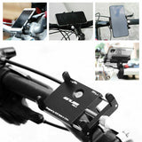 Mobile Phone Holder 360° Rotation Mount Alloy Motorcycle Bicycle Bike Aluminum