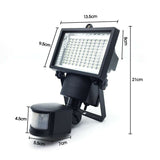 100 LED Ultra Bright Solar Motion Detection Sensor Security Light Garden Flood